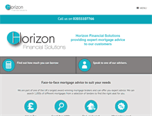 Tablet Screenshot of horizonfs.co.uk